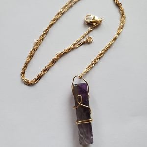 Amethyst handmade necklace